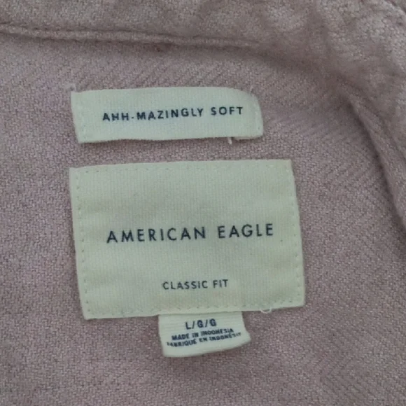 American Eagle Outfitters Ahh-Mazingly Soft Shirt Jacket sz L - Picture 3 of 4